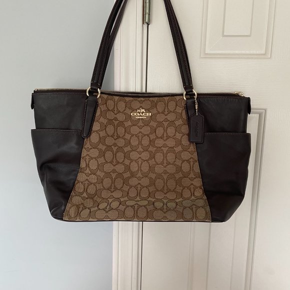 COACH Signature Leather Shoulder Bag/Tote - Picture 5 of 5